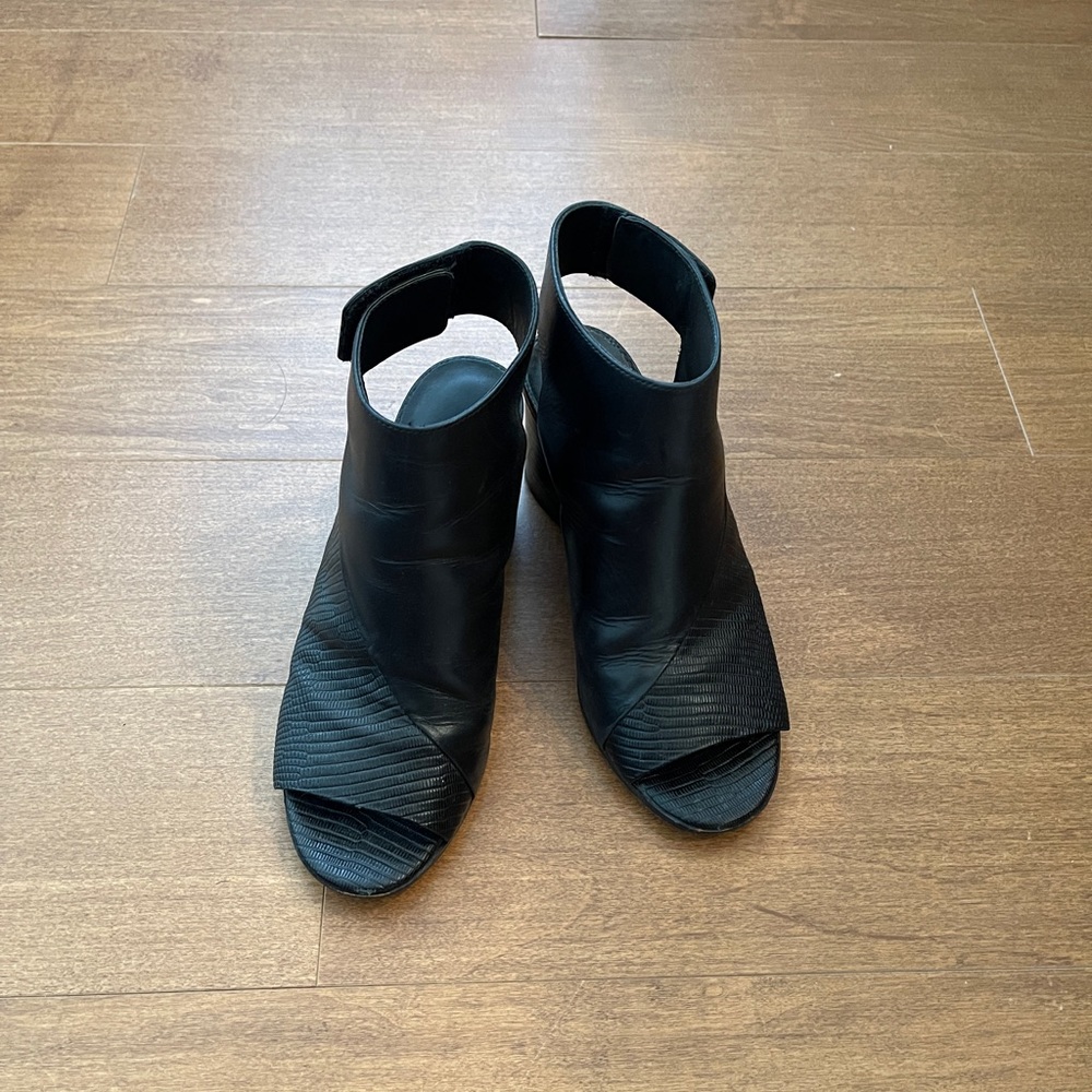 Vince Peep Toe Booties Size 6